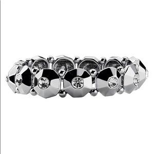NEW LIA SOPHIA Amplify Stretch Silver Bracelet